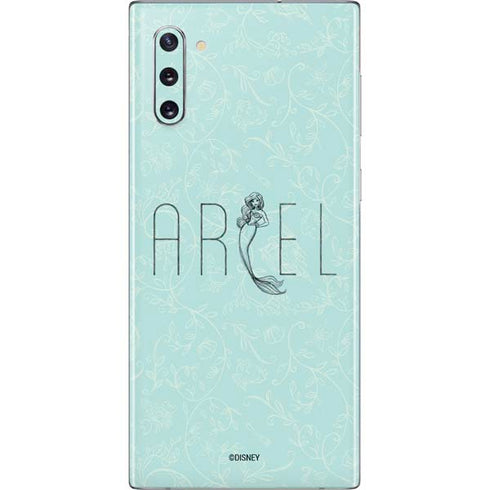 Disney The Little Mermaid Ariel Daydreamer Art Galaxy Note 10 Skin